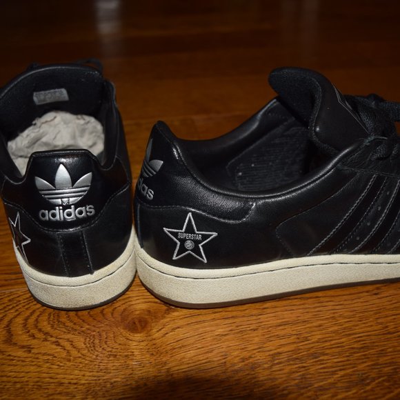 Adidas Superstar II 659794 03/2006 Black Leather Men's size 9.5 - Picture 3 of 8